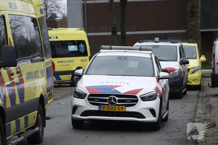 Hulpdiensten groots ingezet na melding van steekincident