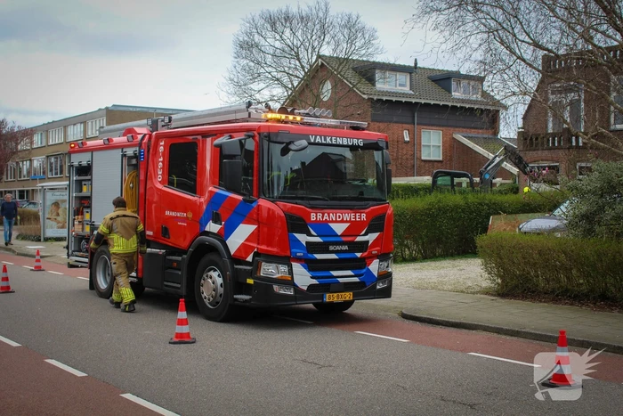 Gaslekkage door graafwerkzaamheden bij woning