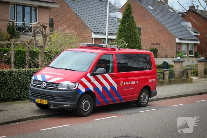 Gaslekkage door graafwerkzaamheden bij woning