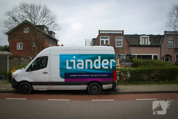 Gaslekkage door graafwerkzaamheden bij woning