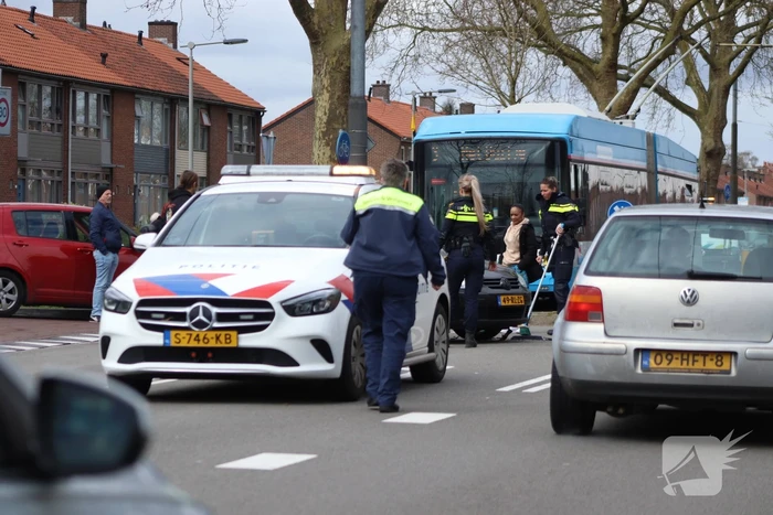 Schade bij ongeval tussen twee voertuigen