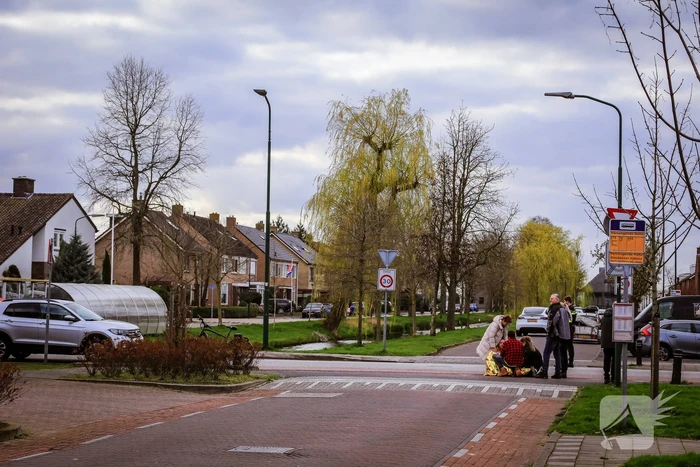 Fietser gewond bij botsing met auto