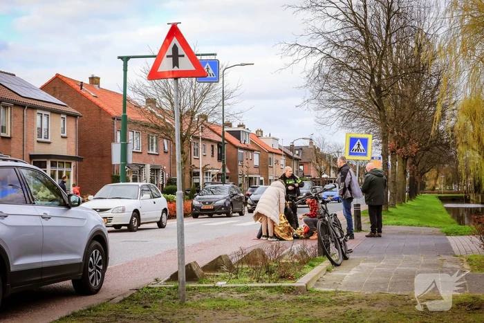 Fietser gewond bij botsing met auto