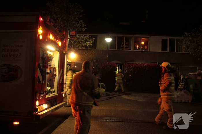 Schoorsteen geveegd na brand