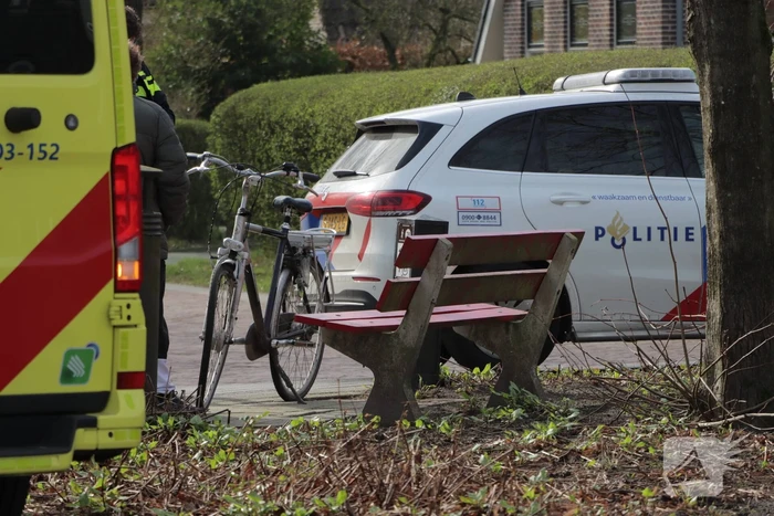 Fietser raakt gewond bij harde val