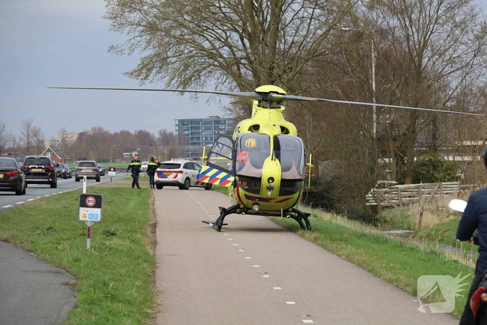 Wielrenner ernstig gewond na val