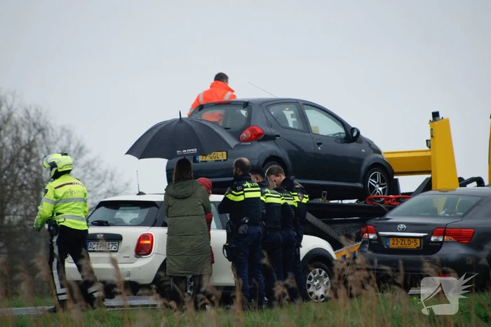 Vier voertuigen betrokken bij kettingbotsing