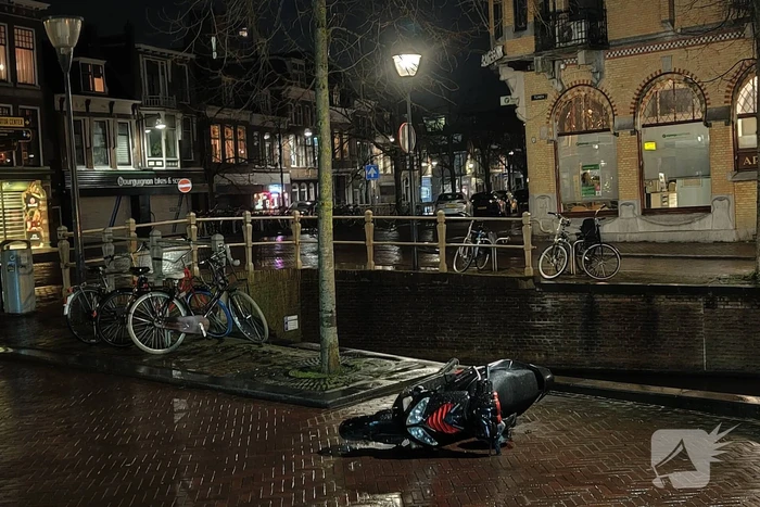Scooter flink beschadigd na val