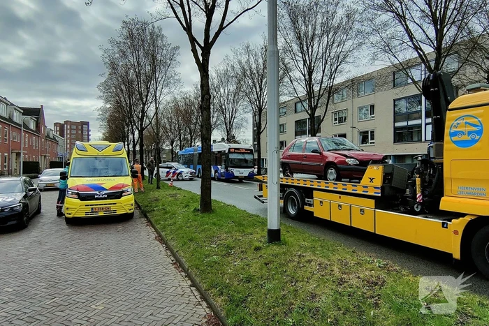 Gewonde bij kop-staart botsing