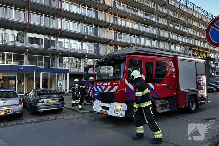 Rookoverlast door barbecue op balkon