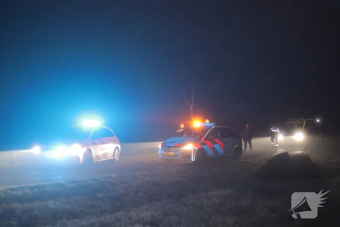 Bestuurster aangehouden na eenzijdig ongeval