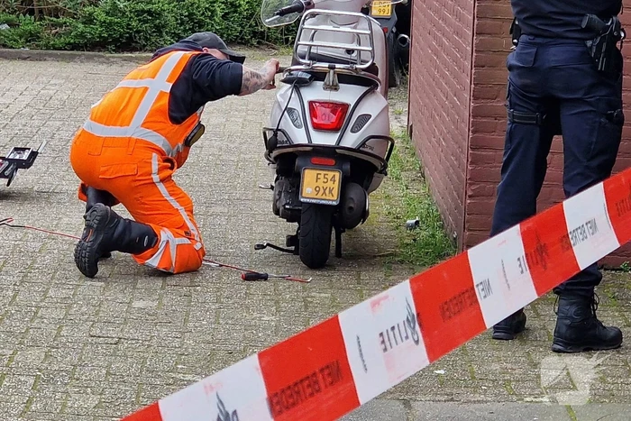 Vluchtscooter overval mogelijk gevonden
