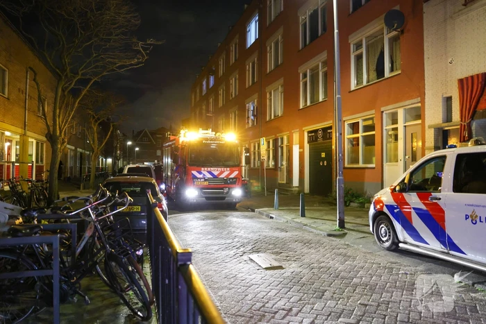 Kaars veroorzaakt brand in badkamer