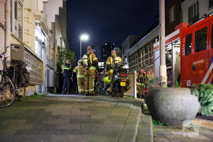 Kaars veroorzaakt brand in badkamer