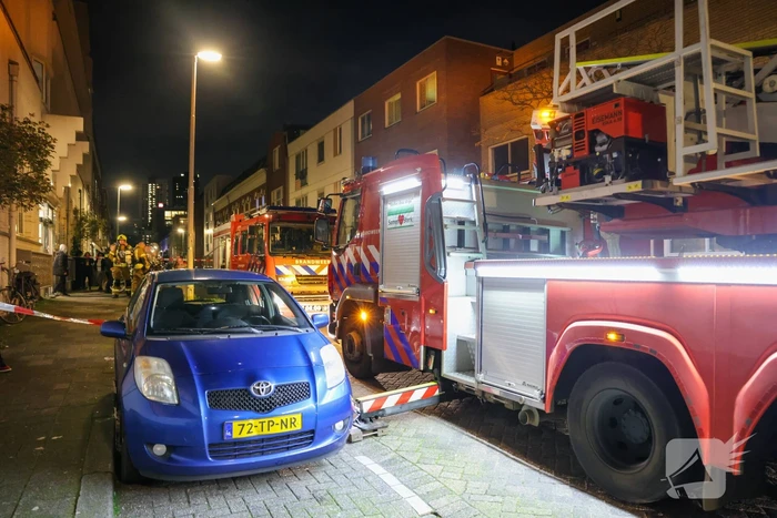 Kaars veroorzaakt brand in badkamer