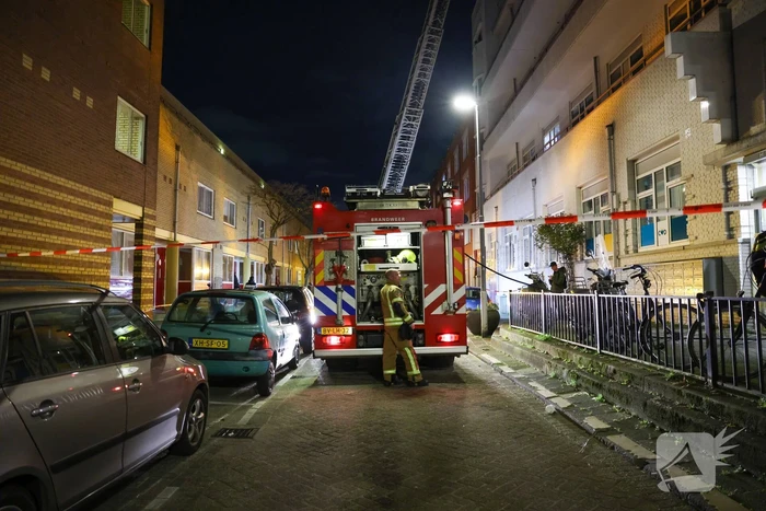 Kaars veroorzaakt brand in badkamer