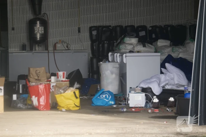 Ontruiming drugslab in vollegang