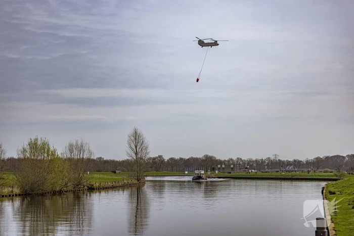 Veel bekijks bij oefening met Chinooks