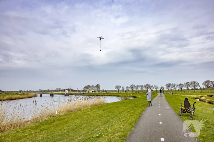 Veel bekijks bij oefening met Chinooks