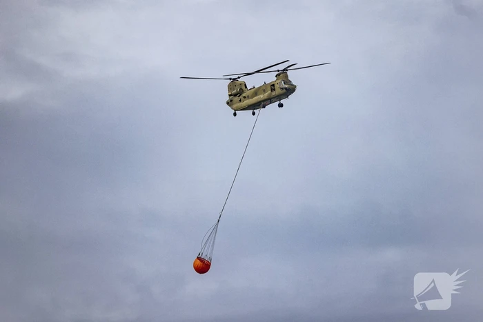 Veel bekijks bij oefening met Chinooks