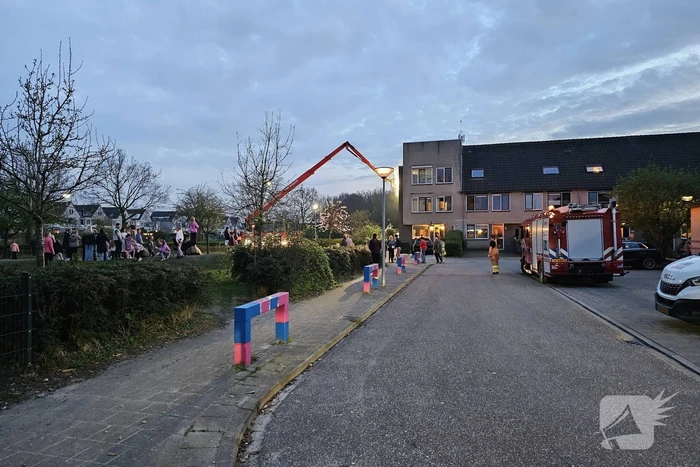 Schoorsteenbrand trekt veel bekijks