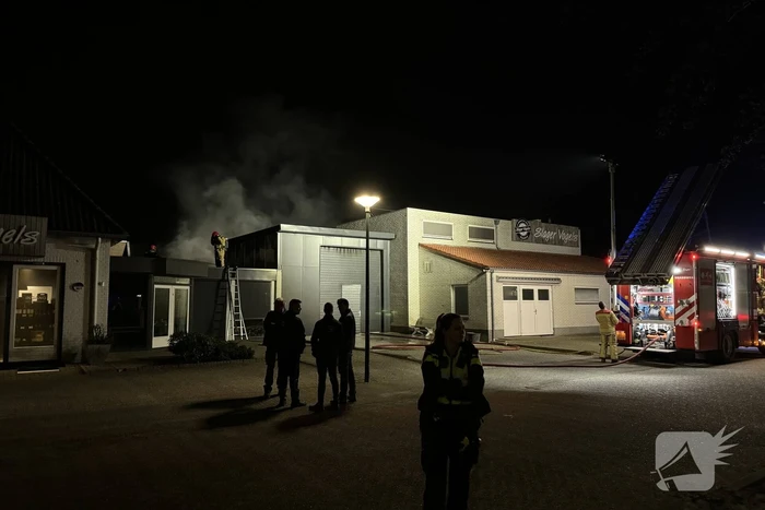 Uitslaande brand bij slagerij