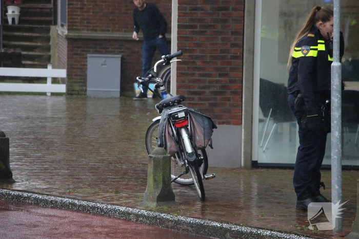 Fietser aangereden op rotonde