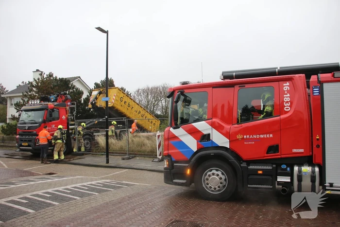 Gaslekkage ontstaan bij sloopwerkzaamheden woning