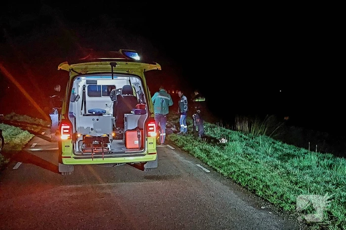 Scooterrijder gewond nadat hij ten val komt