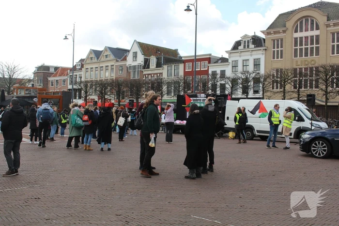 Veel aanwezigen bij pro-palestina demonstratie