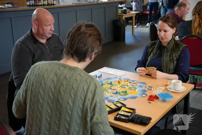 Liefhebbers van Kolonisten van Catan spelen toernooi