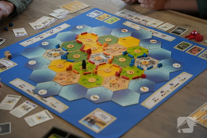 Liefhebbers van Kolonisten van Catan spelen toernooi