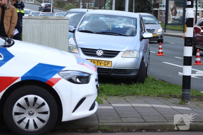 Schade bij ongeval tussen twee voertuigen