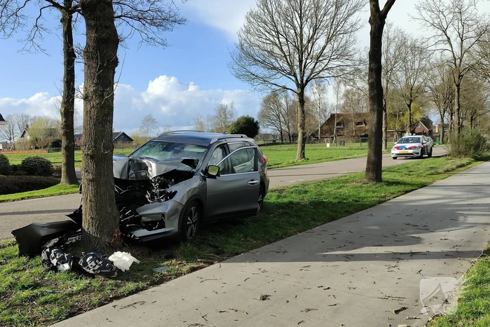 Flinke schade bij eenzijdig ongeval tegen boom
