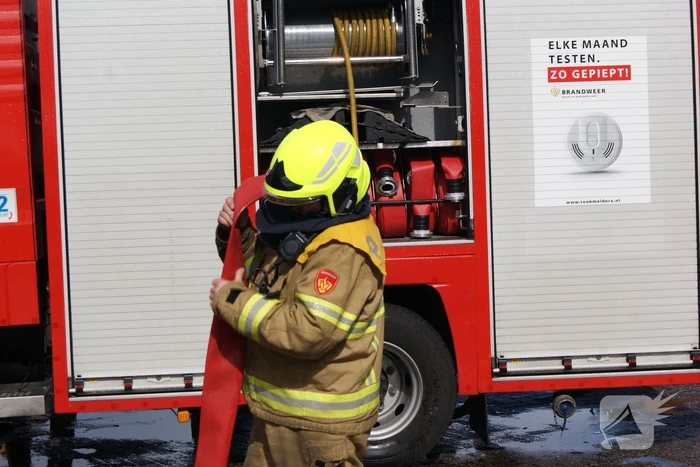 Houtzagerij volledig in het teken van hulpdiensten vanwege brandweerwedstrijd