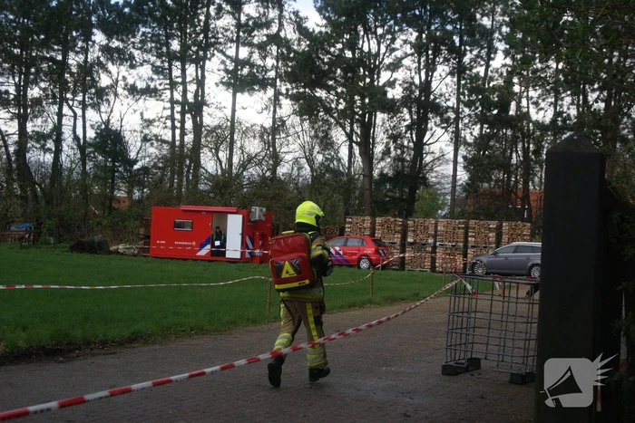 Houtzagerij volledig in het teken van hulpdiensten vanwege brandweerwedstrijd