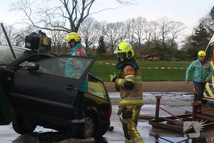 Houtzagerij volledig in het teken van hulpdiensten vanwege brandweerwedstrijd