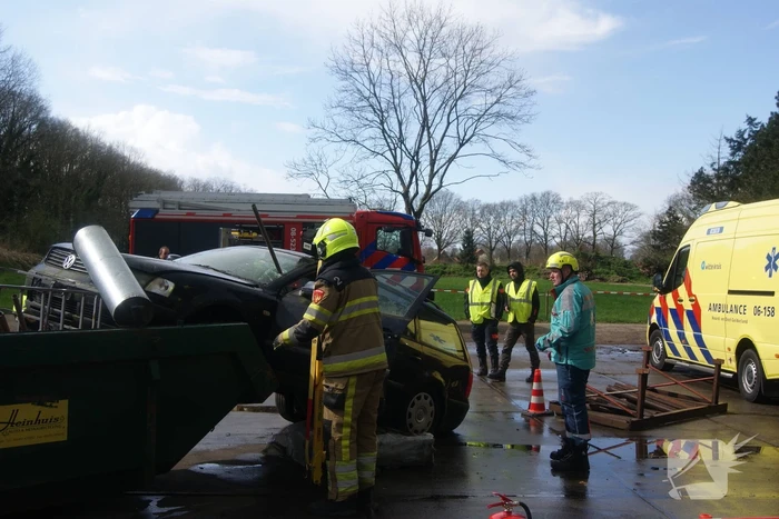 Houtzagerij volledig in het teken van hulpdiensten vanwege brandweerwedstrijd