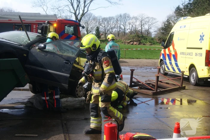 Houtzagerij volledig in het teken van hulpdiensten vanwege brandweerwedstrijd