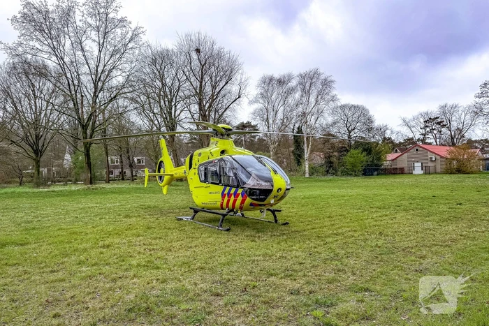 Traumahelikopter landt op terrein zorginstelling Sherpa