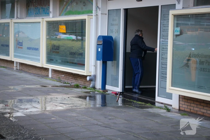 Welzijnskwartier en gezondheidsplein onder water door lekkende kraan