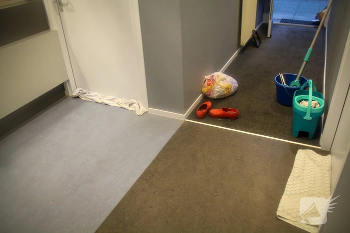 Welzijnskwartier en gezondheidsplein onder water door lekkende kraan