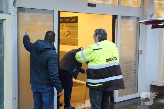 Welzijnskwartier en gezondheidsplein onder water door lekkende kraan