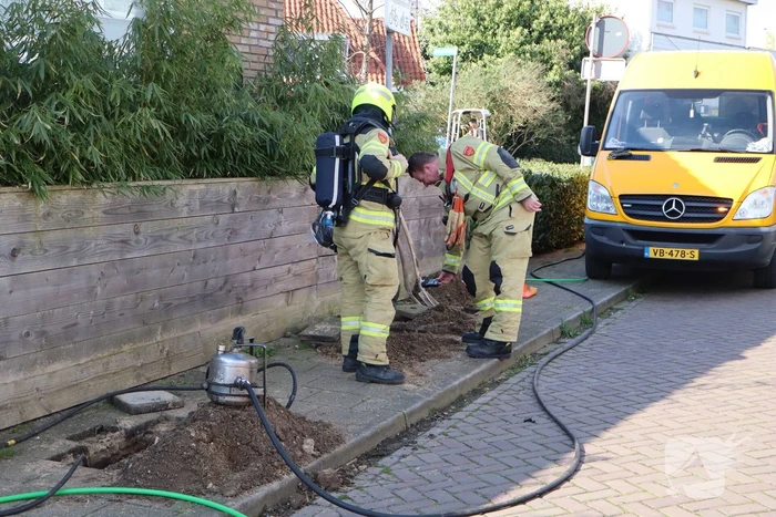 Groot gebied afgezet vanwege gaslekkage