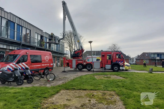 Traumateam assisteert bij medische noodsituatie