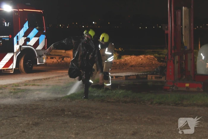 USAR aanwezig bij grote oefening met afscheid brandweerman