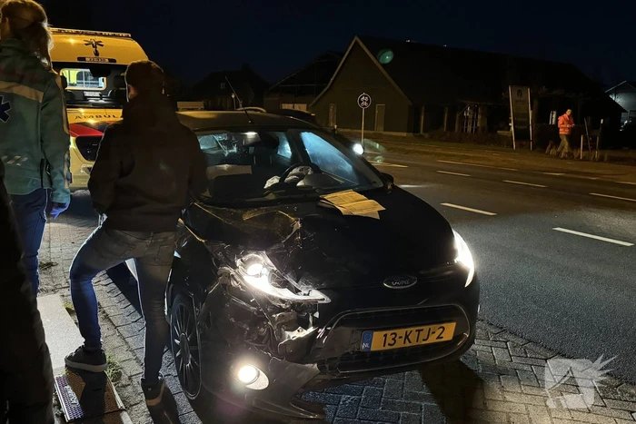 Gewonde en schade na botsing