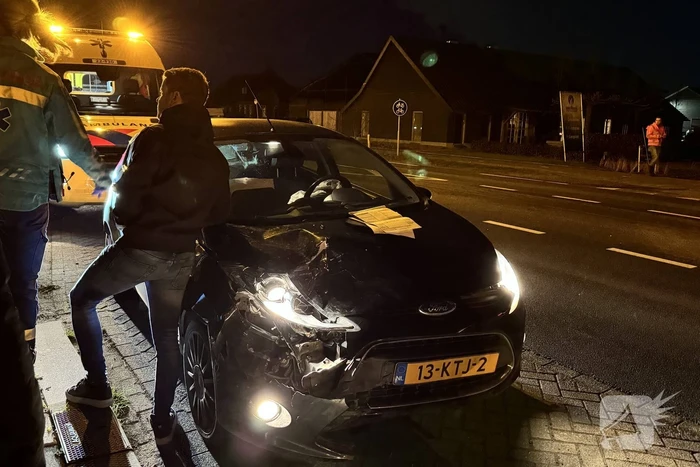 Gewonde en schade na botsing