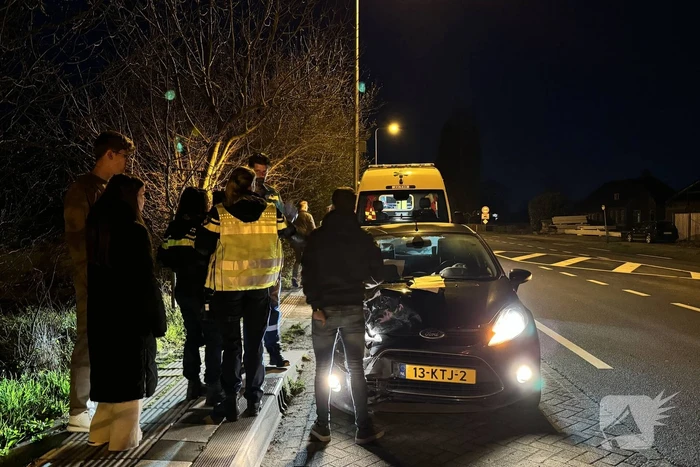 Gewonde en schade na botsing