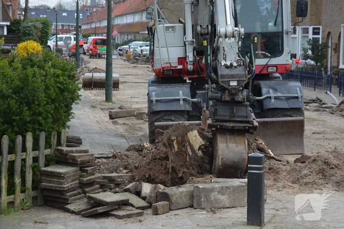 Gaslekkage ontstaan tijdens werkzaamheden